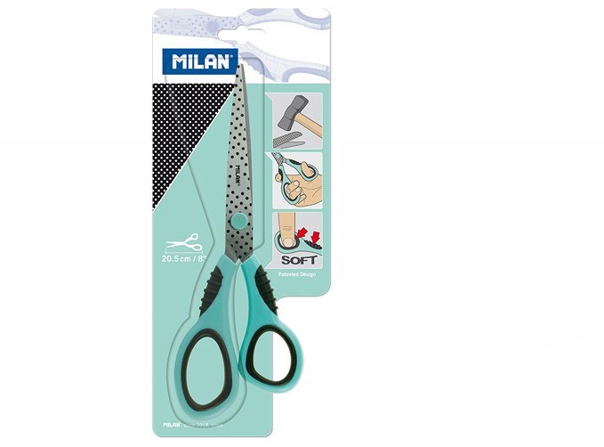 OFFICE SCISSORS MILAN DOTS & BUTTONS 20.5 CM